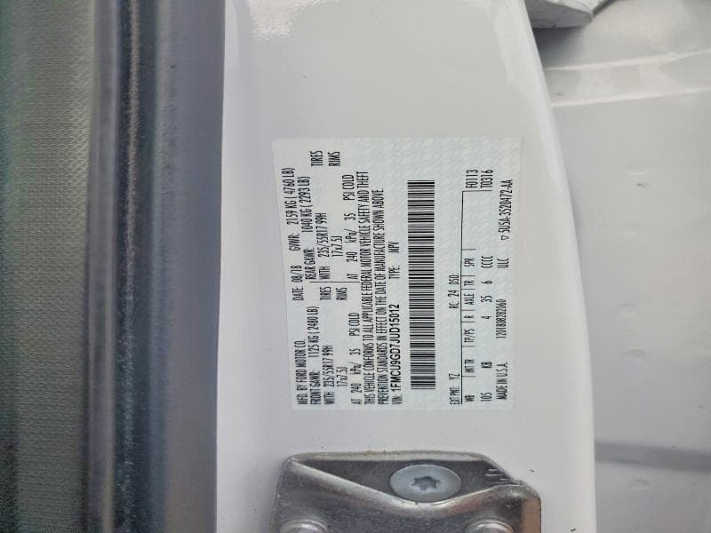 2018 FORD ESCAPE SE 13