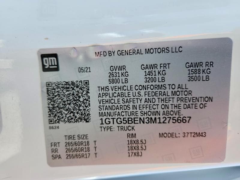 2021 GMC CANYON ELEVATION 13