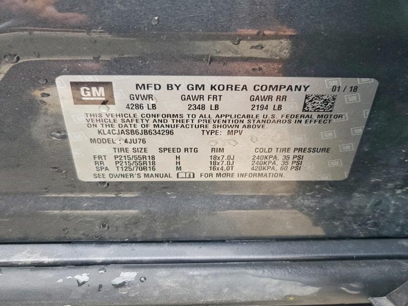 2018 BUICK ENCORE PREFERRED 13