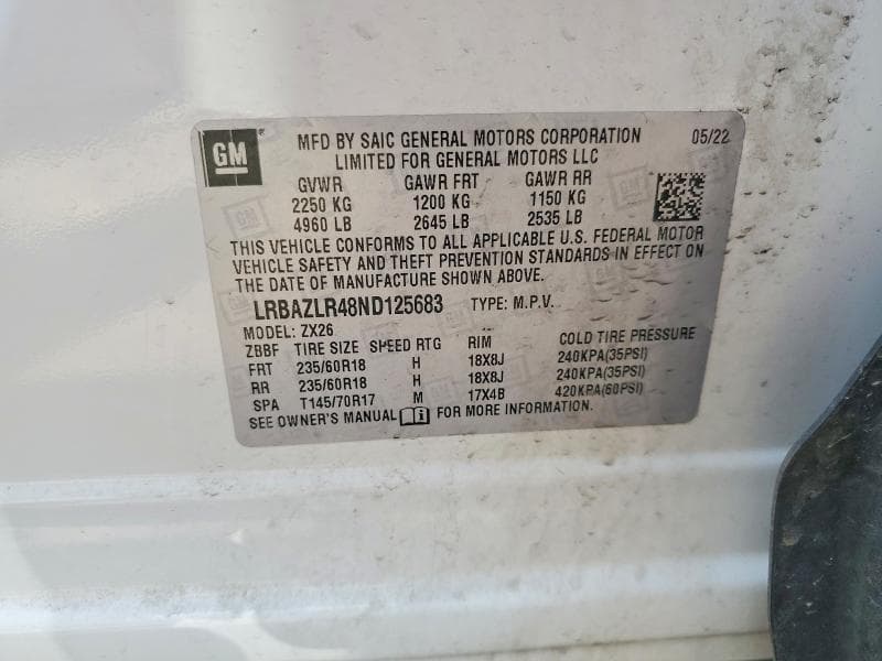 2022 BUICK ENVISION PREFERRED 13