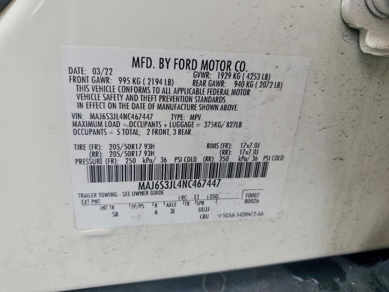 2022 FORD ECOSPORT SES 13