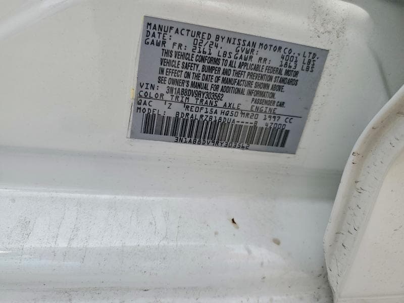 2024 NISSAN SENTRA SR 12