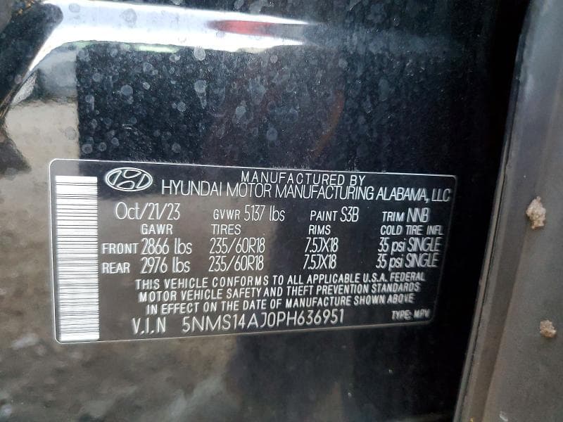 2023 HYUNDAI SANTA FE SE 13