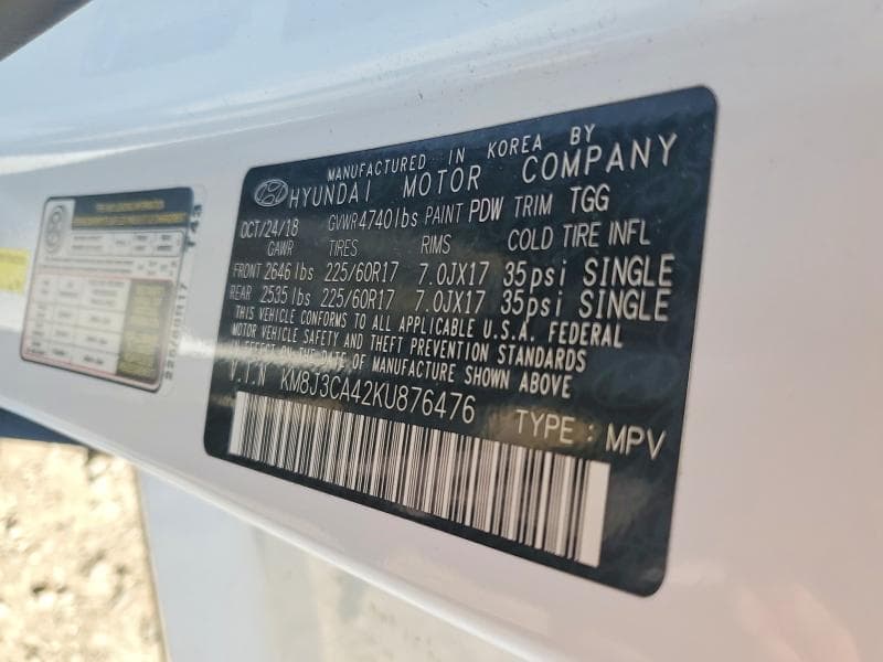 2019 HYUNDAI TUCSON VALUE 13