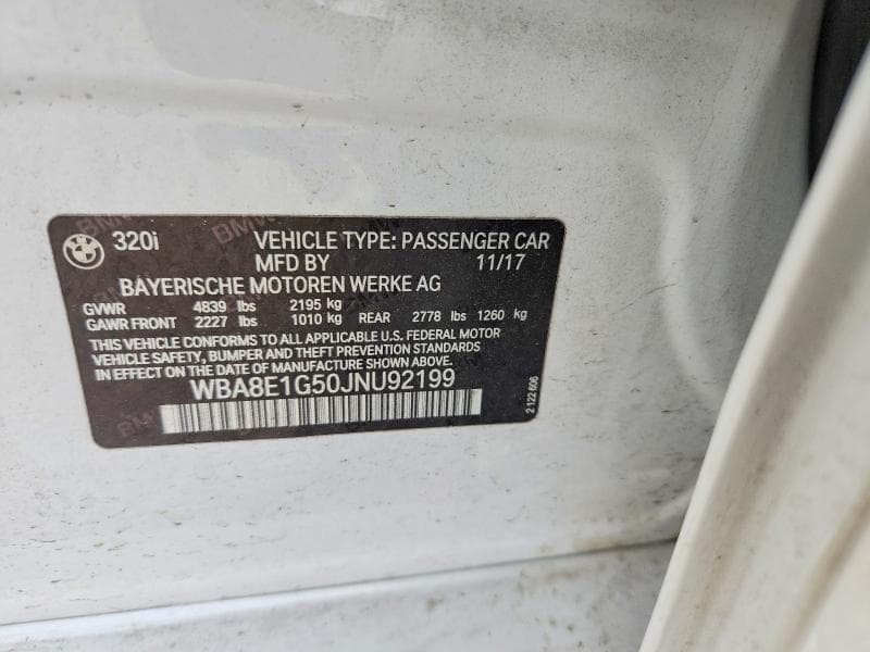 2018 BMW 320 I 12