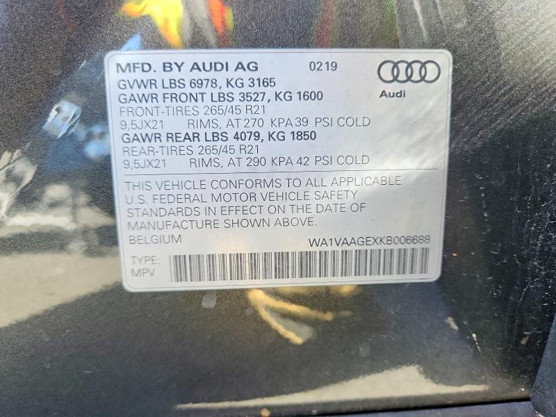 2019 AUDI E-TRON PRESTIGE 12