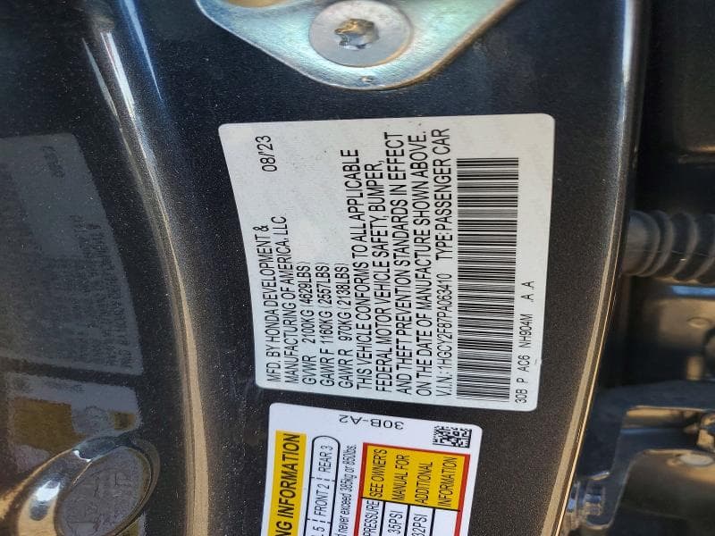 2023 HONDA ACCORD TOURING HYBRID 12