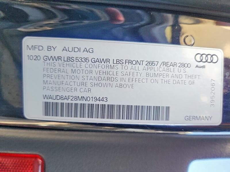 2021 AUDI A6 PREMIUM 13