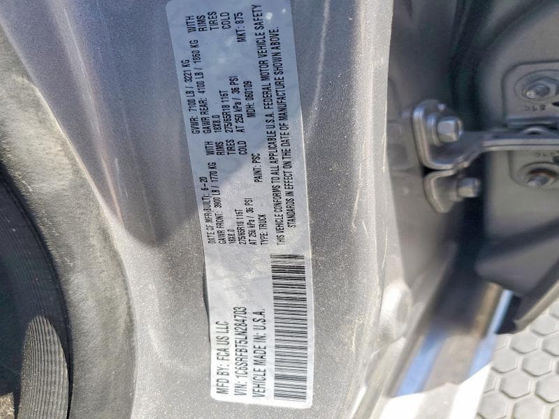2020 RAM 1500 BIG HORN 12