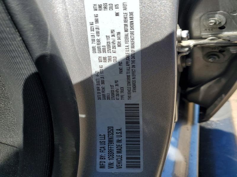 2021 RAM 1500 BIG HORN 12