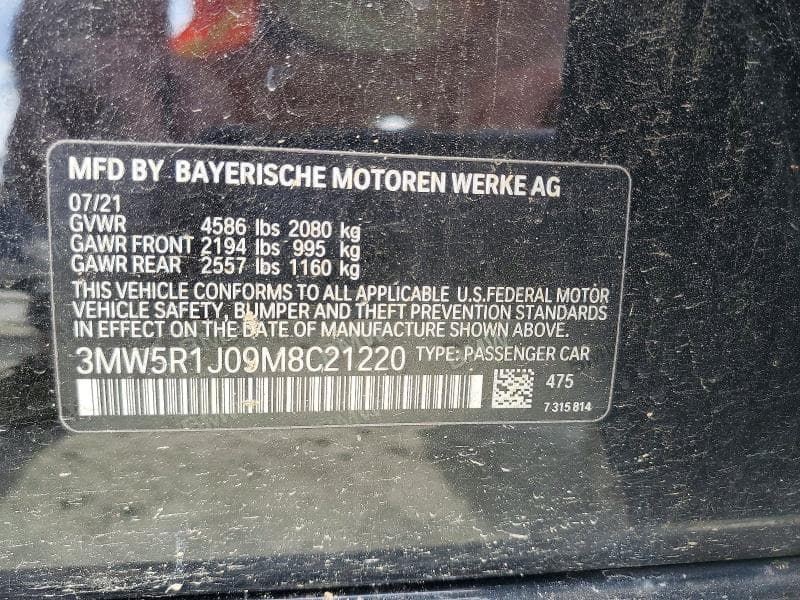 2021 BMW 330I 12