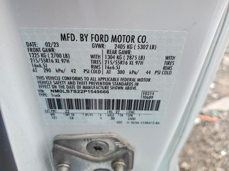 2023 FORD TRANSIT CONNECT XL 13
