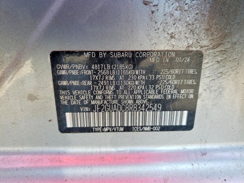2024 SUBARU CROSSTREK PREMIUM 13
