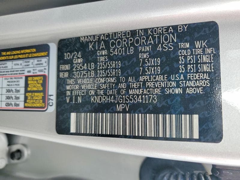 2025 KIA SORENTO EX 14