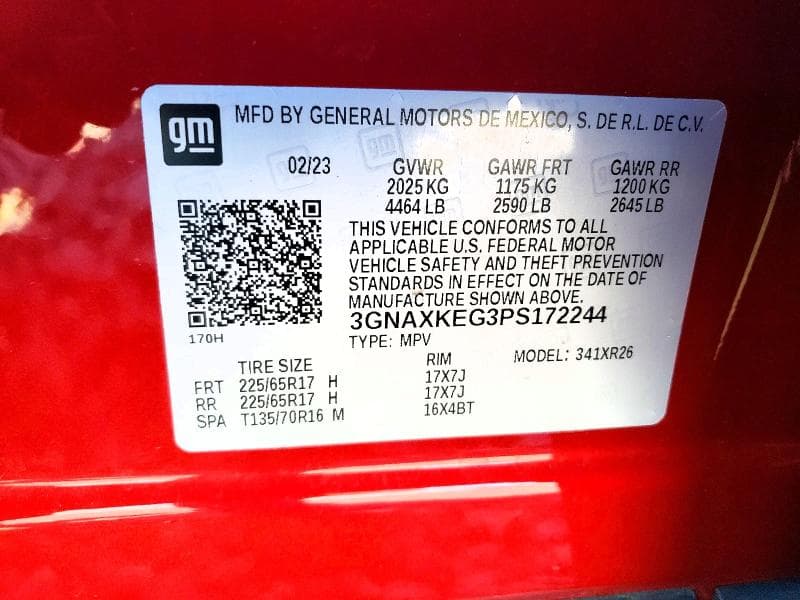 2023 CHEVROLET EQUINOX LT 12