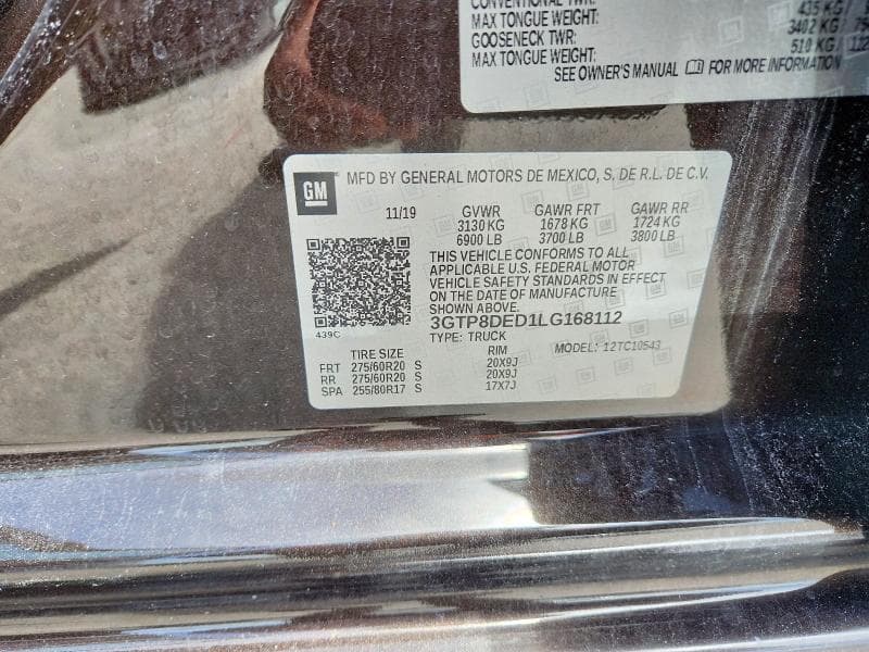 2020 GMC SIERRA C1500 SLT 12