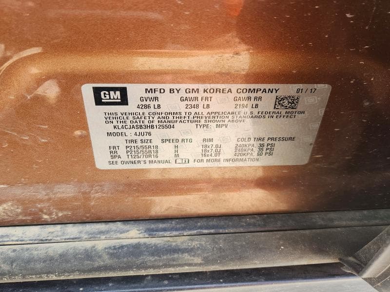 2017 BUICK ENCORE PREFERRED 13