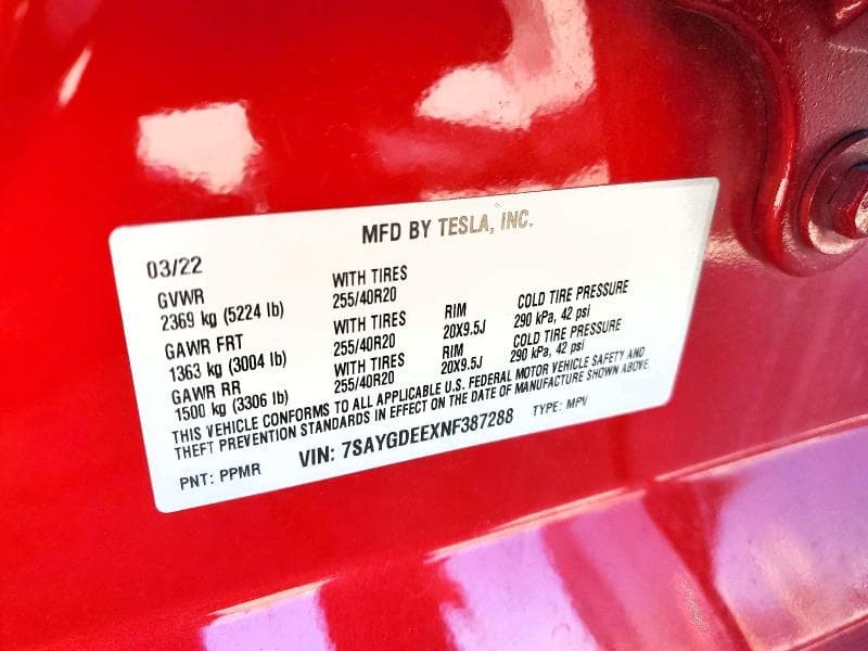 2022 TESLA MODEL Y 14