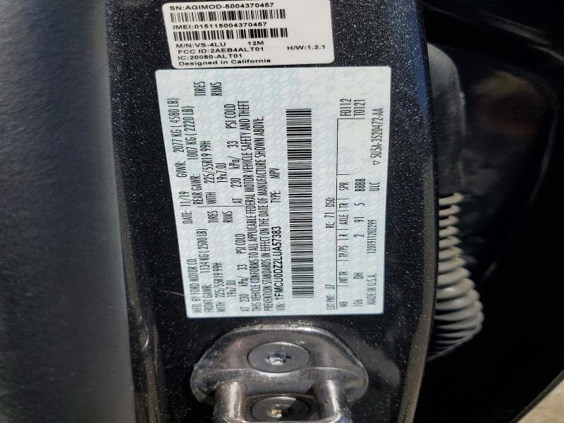 2020 FORD ESCAPE TITANIUM 13