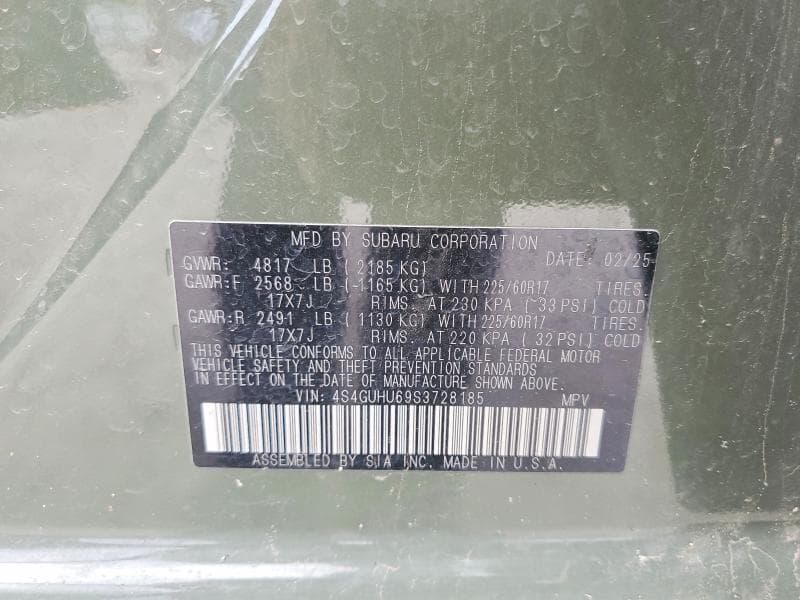 2025 SUBARU CROSSTREK WILDERNESS 13