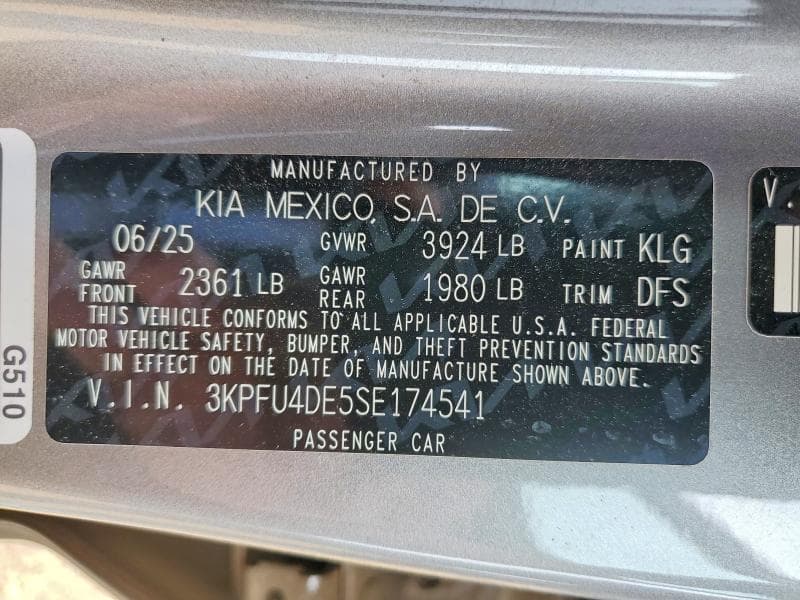 2025 KIA K4 EX 12