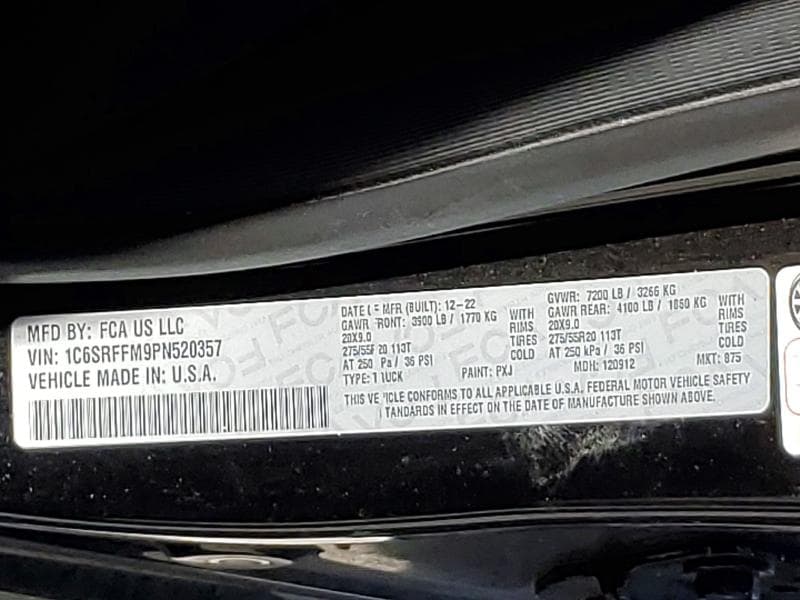 2023 RAM 1500 BIG HORN 12