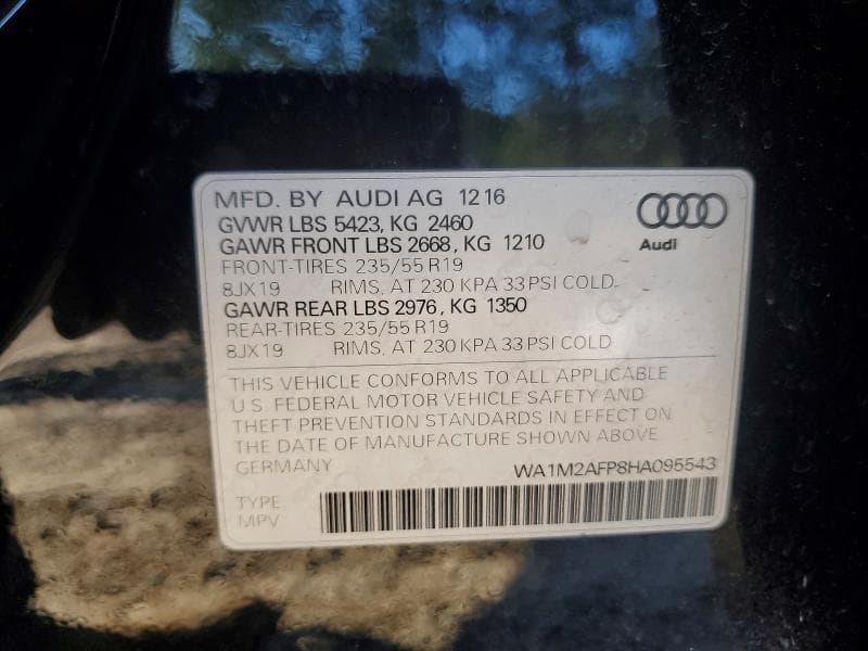 2017 AUDI Q5 PREMIUM PLUS 13