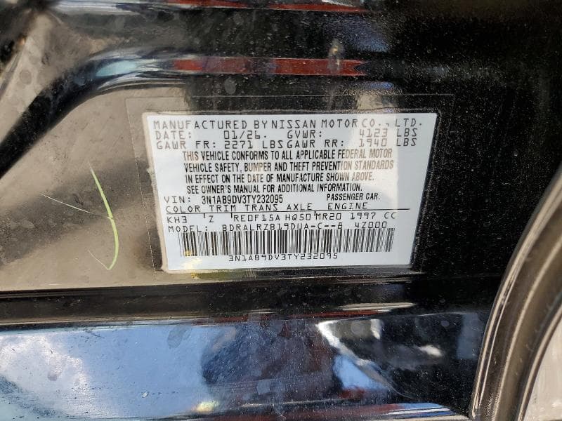 2026 NISSAN SENTRA SR 13