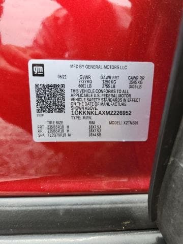 2021 GMC ACADIA SLE 13