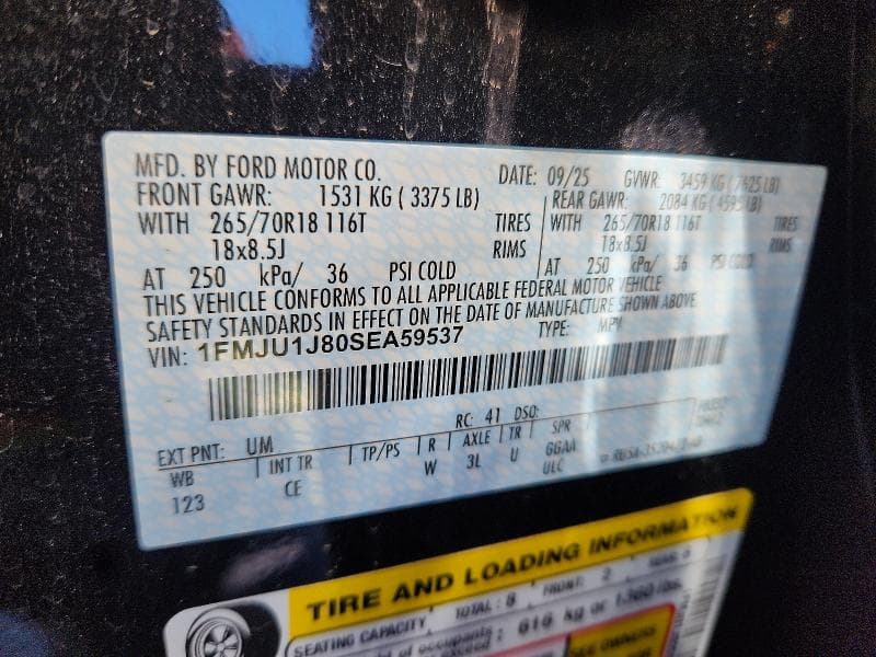 2025 FORD EXPED 4X4 14