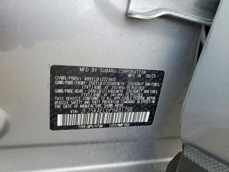 2023 SUBARU FORESTER PREMIUM 13