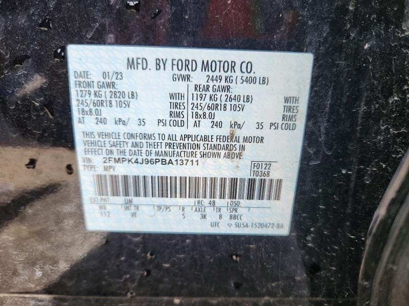 2023 FORD EDGE SEL 14