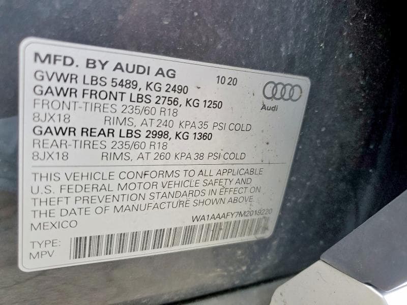 2021 AUDI Q5 PREMIUM 13