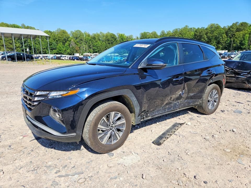 2023 HYUNDAI TUCSON BLUE - 1