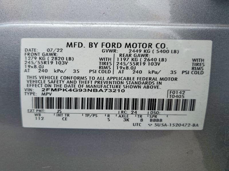 2022 FORD EDGE SE 13