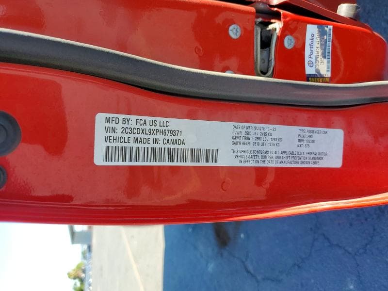 2023 DODGE CHARGER SRT HELLCAT 13
