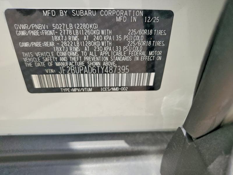 2026 SUBARU OUTBACK PREMIUM 14
