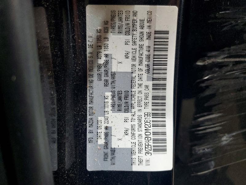 2021 MAZDA 3 SELECT 13