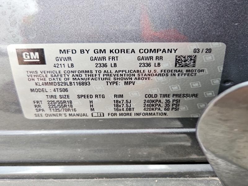 2020 BUICK ENCORE GX SELECT 14