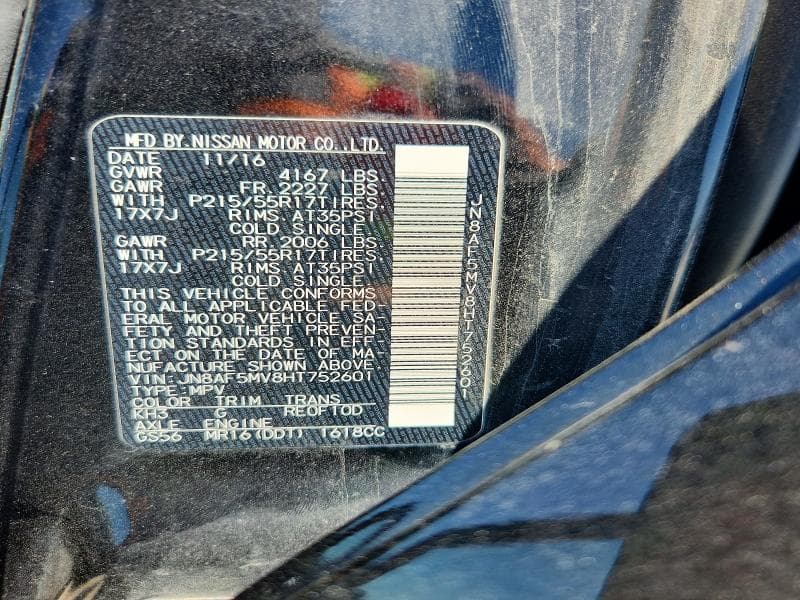 2017 NISSAN JUKE 12