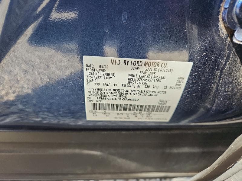 2020 FORD EXPLORER ST 13