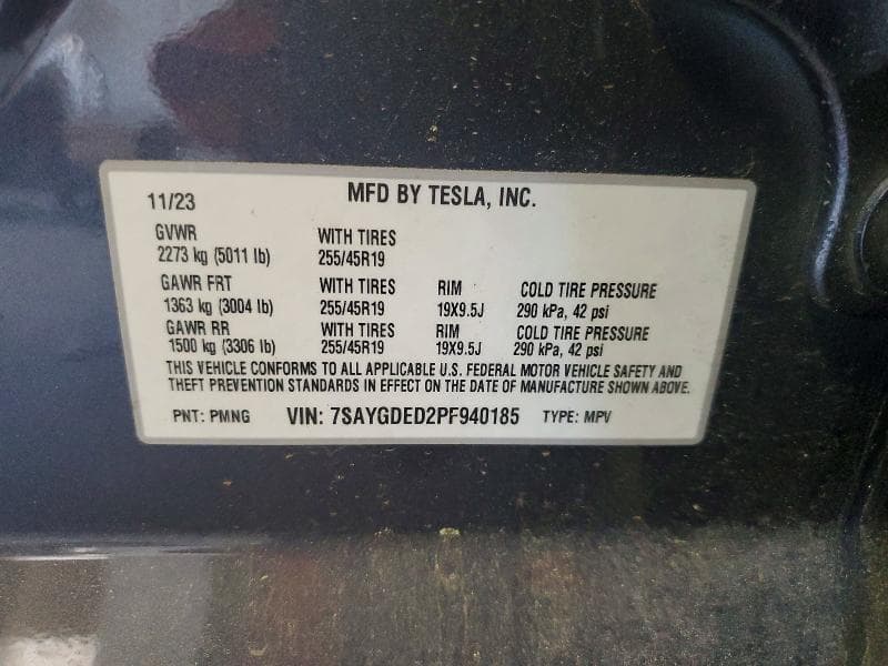 2023 TESLA MODEL Y 13