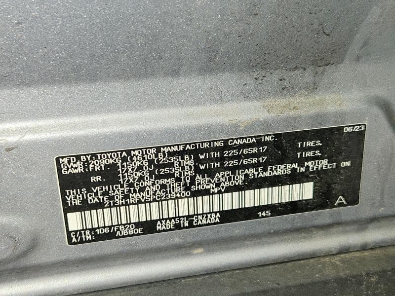 2023 TOYOTA RAV4 LE 13