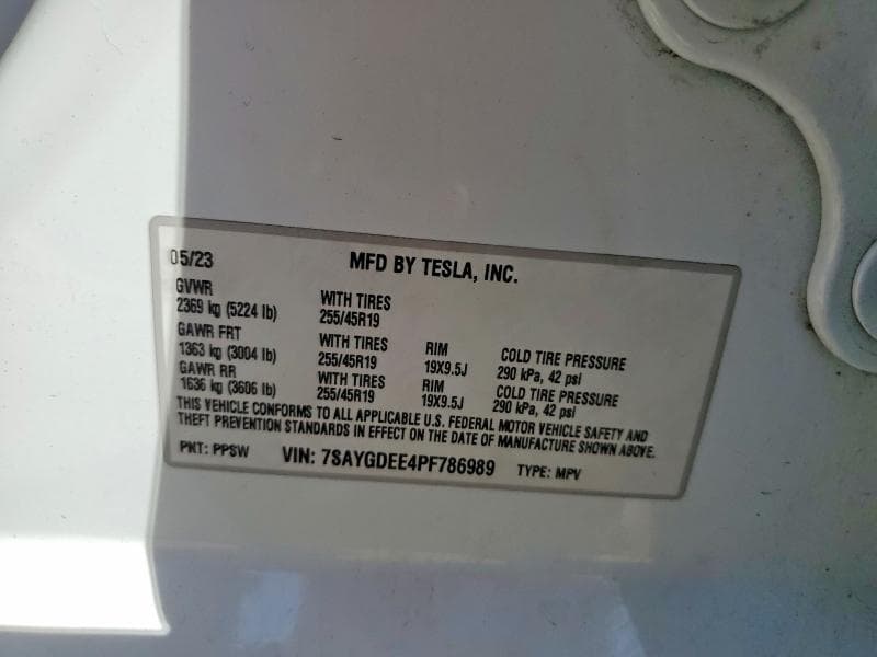2023 TESLA MODEL Y 13
