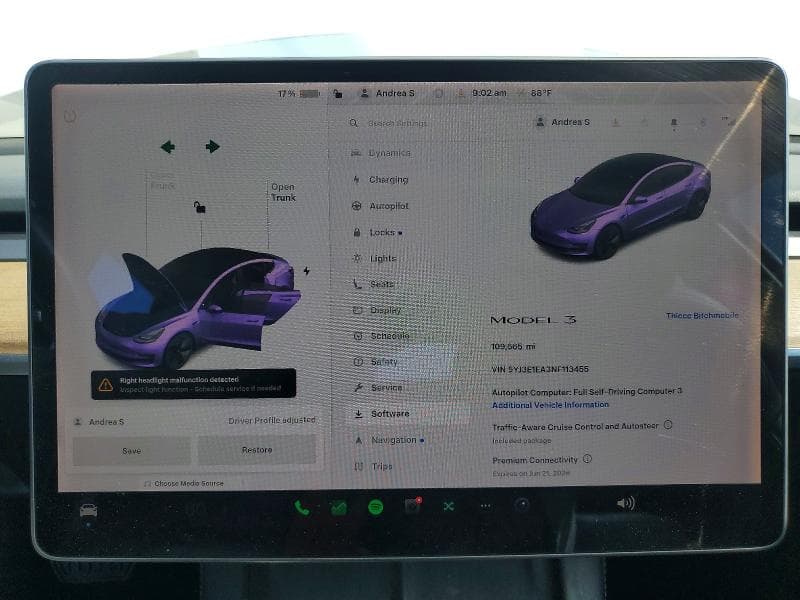 2022 TESLA MODEL 3 9