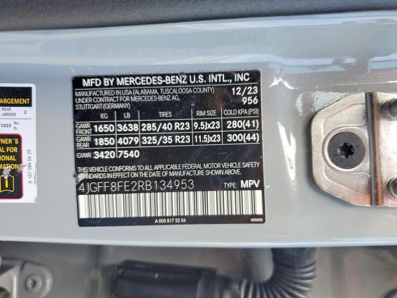 2024 MERCEDES-BENZ GLS 580 4MATIC 14