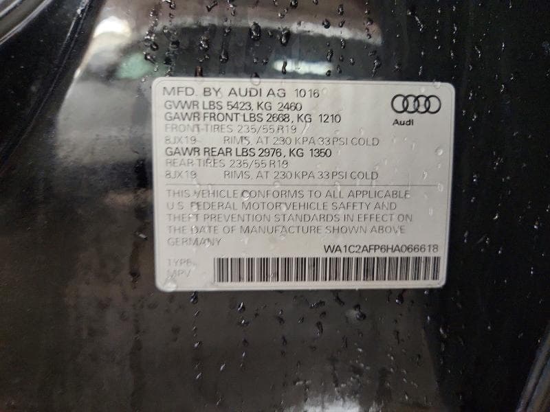 2017 AUDI Q5 PREMIUM 12