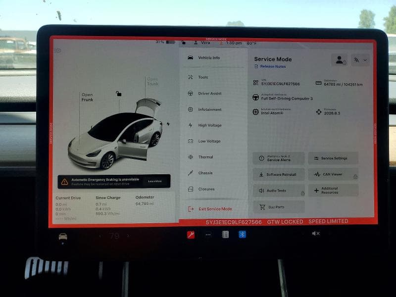 2020 TESLA MODEL 3 9