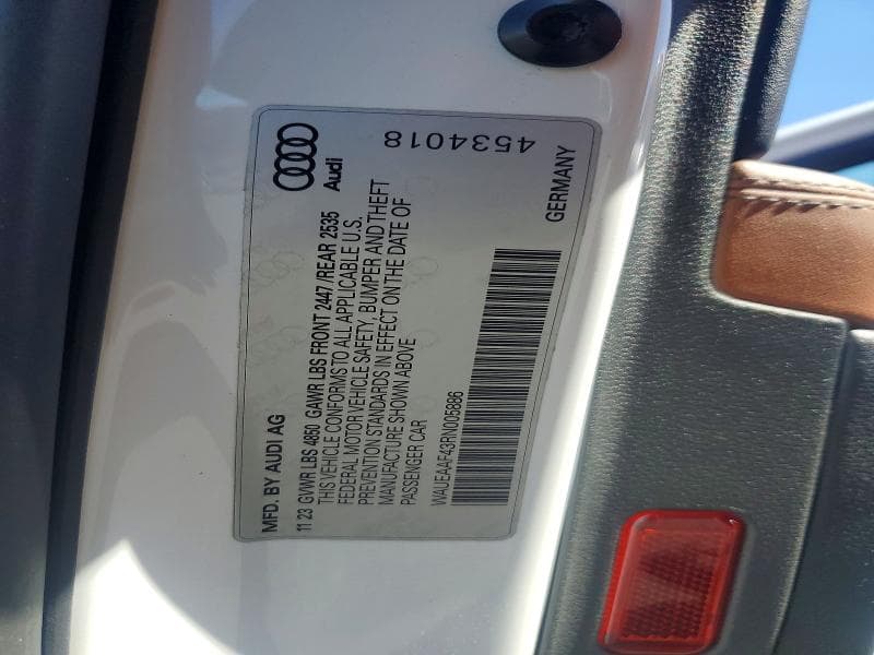 2024 AUDI A4 PREMIUM PLUS 45 12