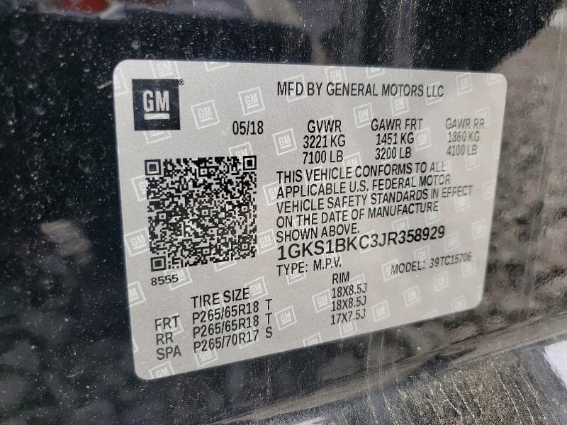 2018 GMC YUKON SLT 13